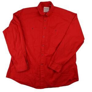 Vintage The North Face Brown Trout Fishing Snap Down Shirt